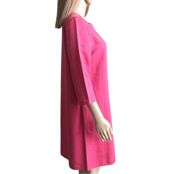 Eileen Fisher 100% Silk Shift Dress XS EUC - Picture 3 of 11